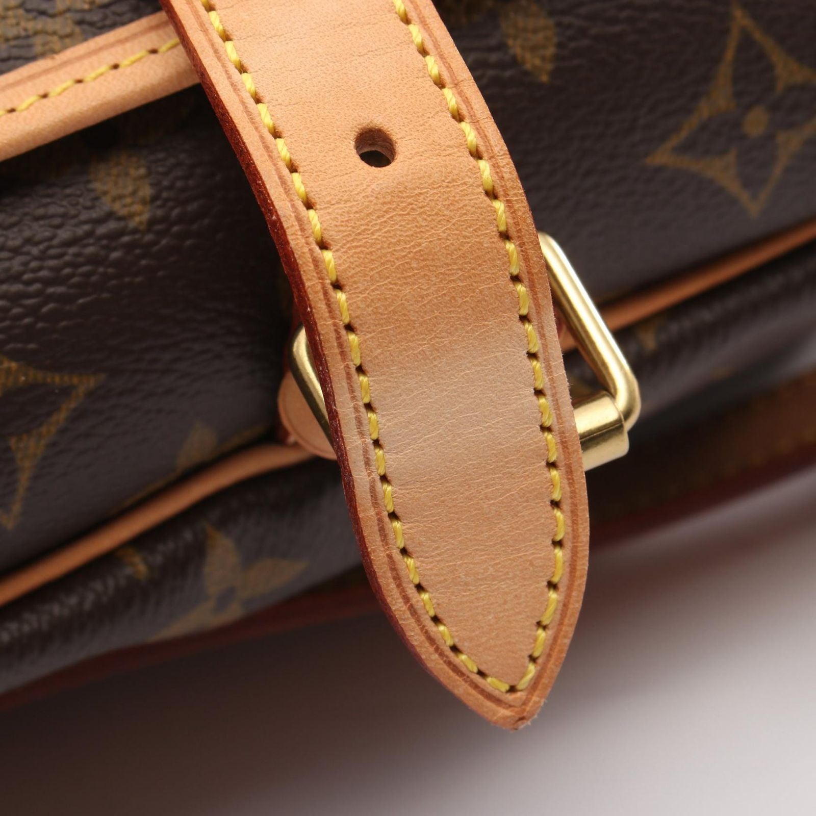 Louis Vuitton Shoulder Bag Saumur 30 Canvas Leather — view 7