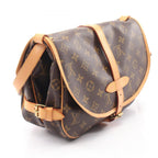 Louis Vuitton Shoulder Bag Saumur 30 Canvas Leather — view 2