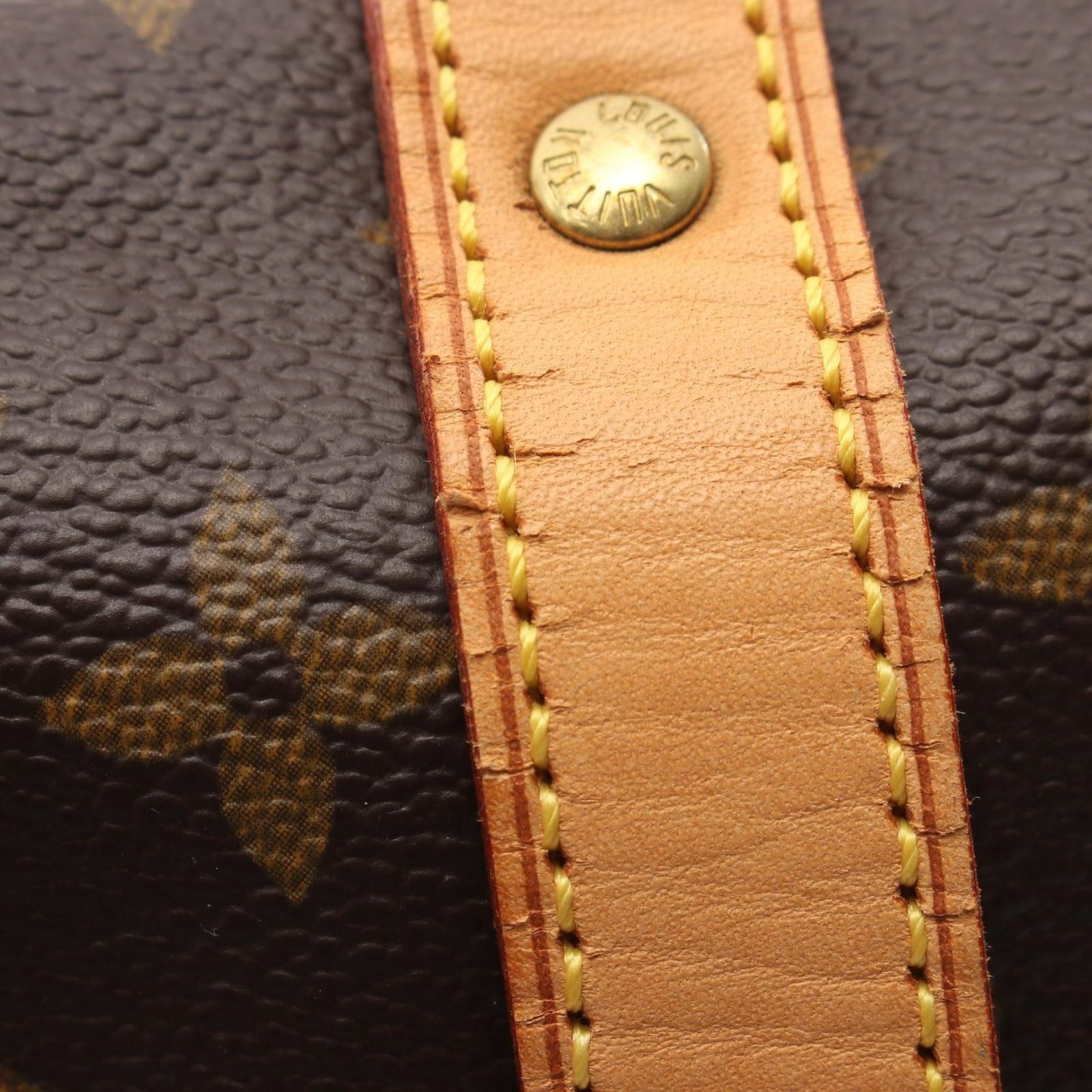 Louis Vuitton Shoulder Bag Saumur 30 Canvas Leather — view 9