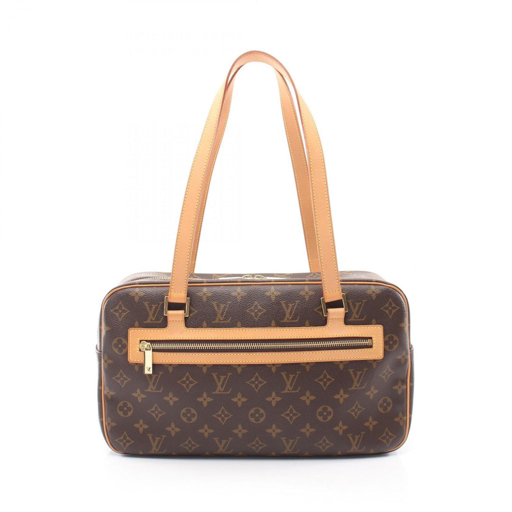Louis Vuitton Shoulder Bag GM Canvas Leather GM
