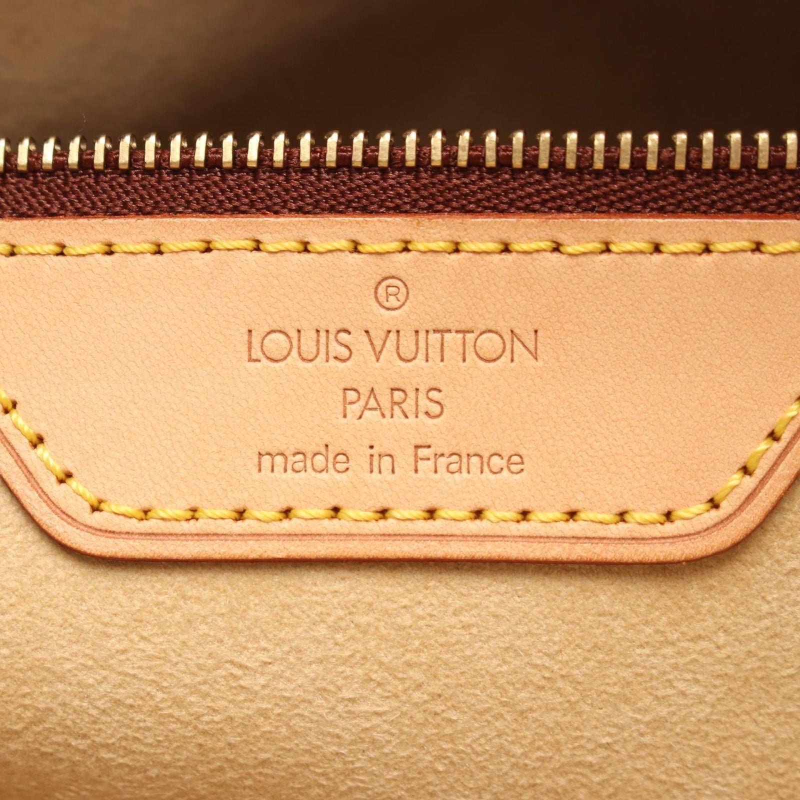 Louis Vuitton Shoulder Bag GM Canvas Leather GM — view 4