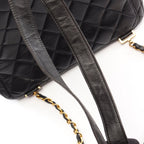 Chanel Backpack Quilted Black Lambskin — view 7