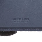Hermes Card Case Eman Shawl Number Magsafe AA Blue Navy Multi Leather — view 3