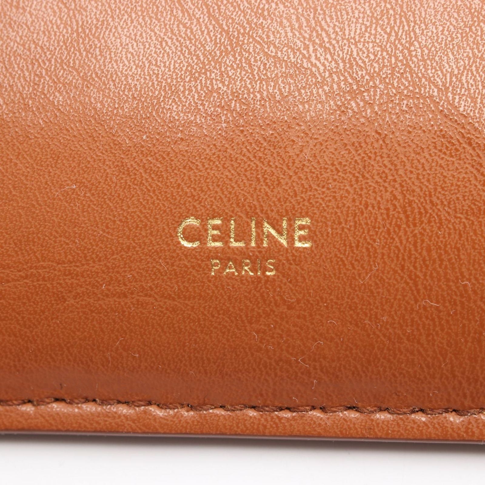 Celine Tote Flat Luggage Leather Handbag — view 4