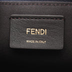 Fendi Handbag Vanity FF Flock Denim 2-Way Fabric Leather — view 4