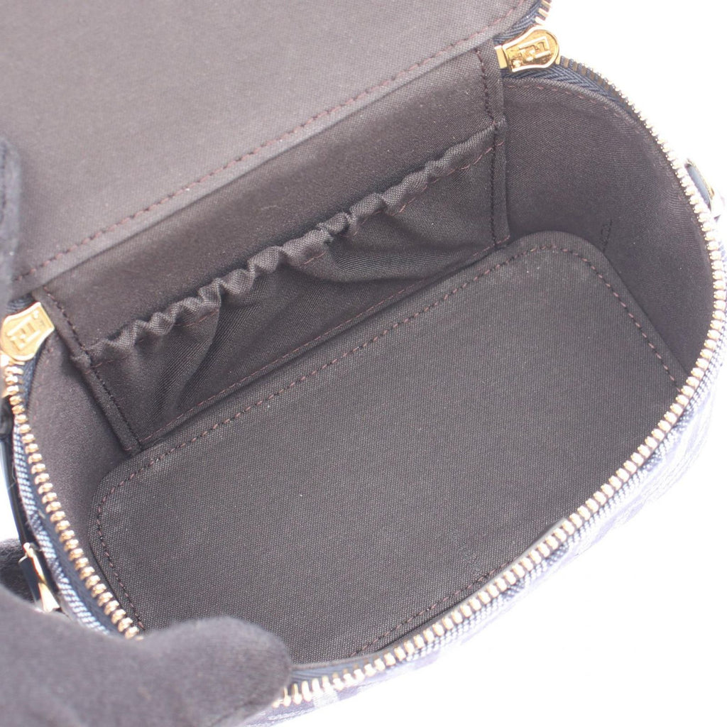 Fendi Handbag Vanity FF Jacquard 2-Way Canvas Leather — view 3