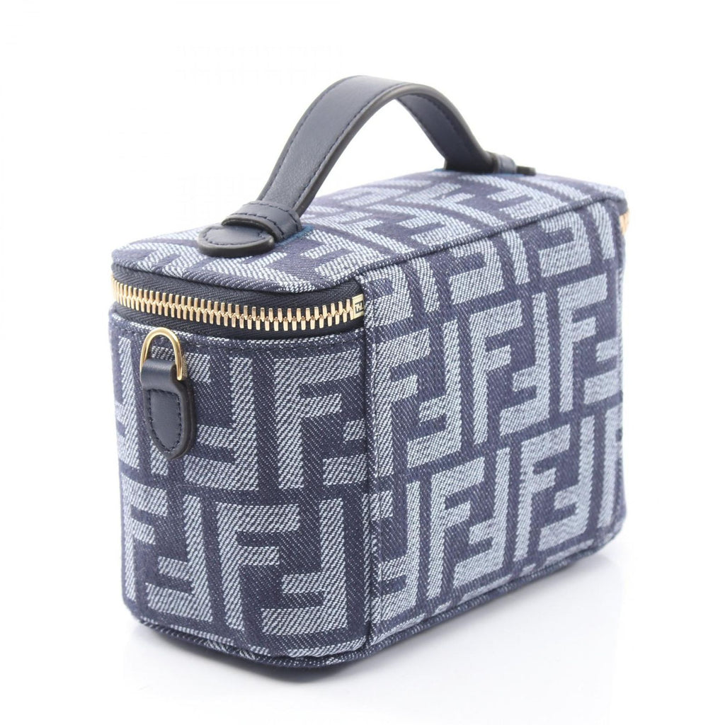 Fendi Handbag Vanity FF Jacquard 2-Way Canvas Leather — view 2