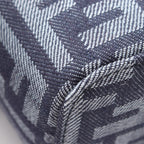 Fendi Handbag Vanity FF Jacquard 2-Way Canvas Leather — view 6