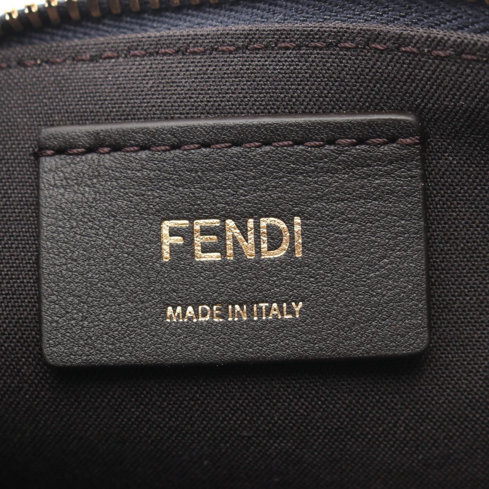 Fendi Handbag Vanity FF Jacquard 2-Way Canvas Leather — view 4