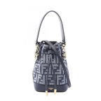 Fendi Handbag Mini Montresor FF Jacquard 2-Way Canvas