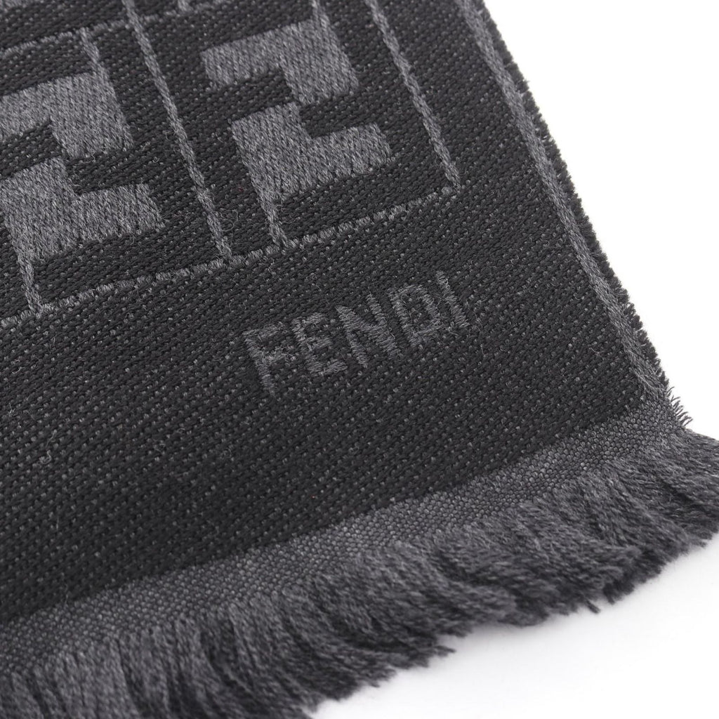 Fendi Scarf FF Pattern Wool — view 2