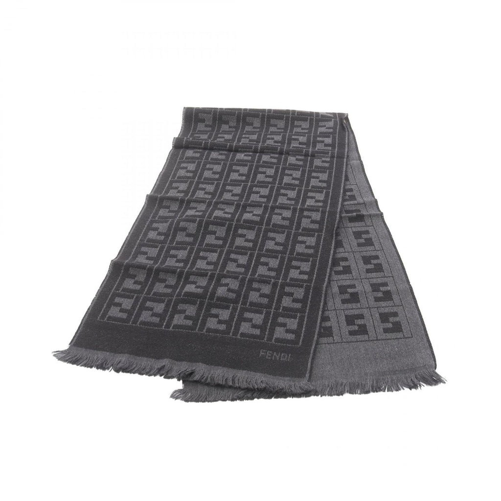 Fendi Scarf FF Pattern Wool