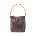 Louis Vuitton Shoulder Bag Looping GM Monogram Canvas Leather