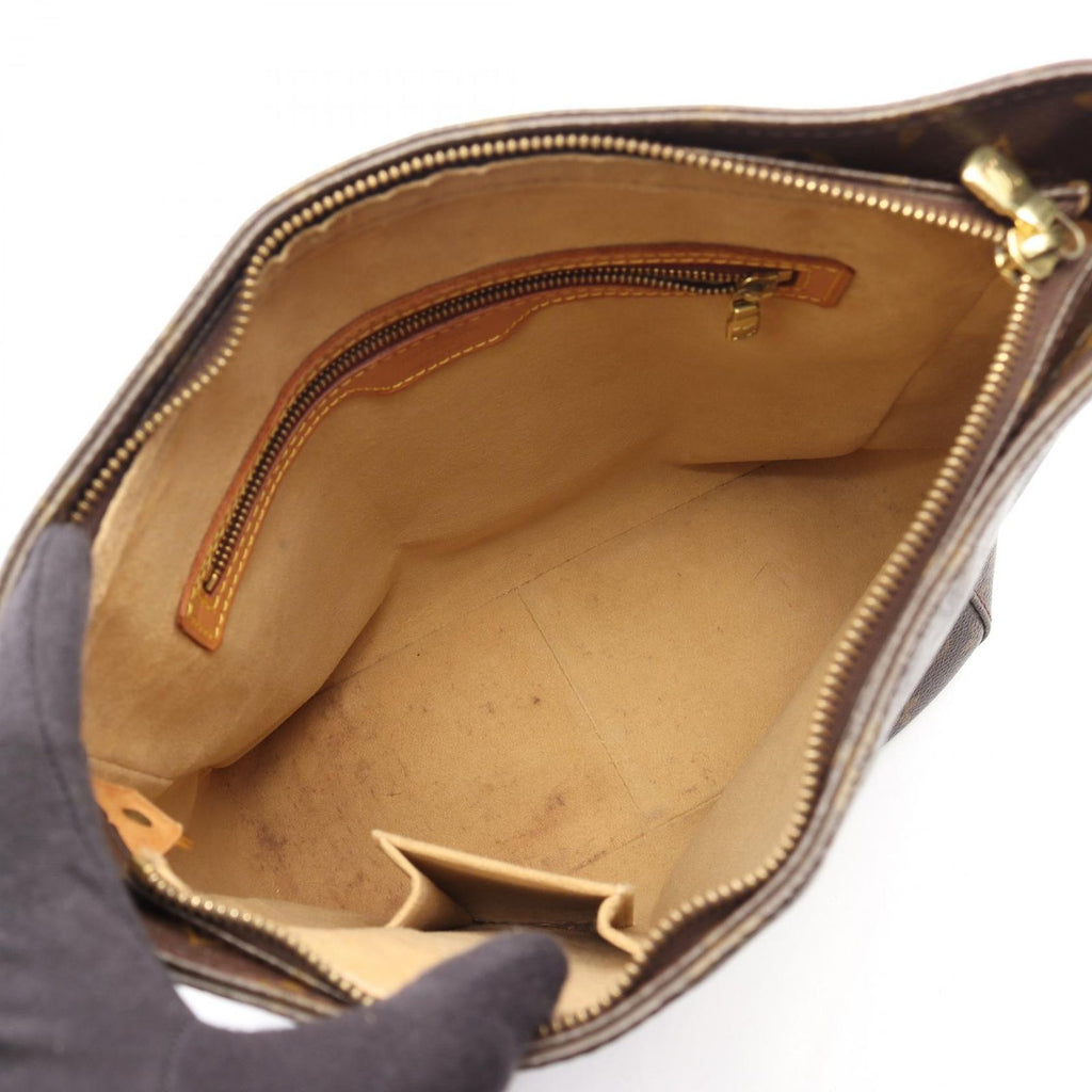 Louis Vuitton Shoulder Bag Looping GM Monogram Canvas Leather — view 3