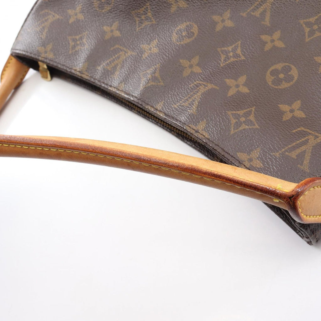 Louis Vuitton Shoulder Bag Looping GM Monogram Canvas Leather — view 9
