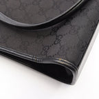Gucci Tote Jackie 002 Black Canvas Leather — view 7