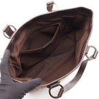 Gucci Tote GG Canvas Beige Dark Brown Handbag — view 3