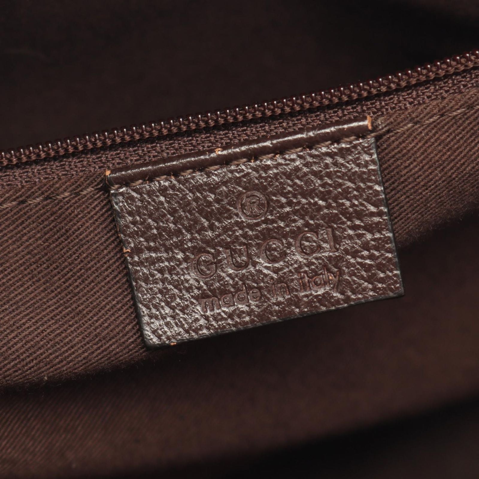 Gucci Tote GG Canvas Beige Dark Brown Handbag — view 4
