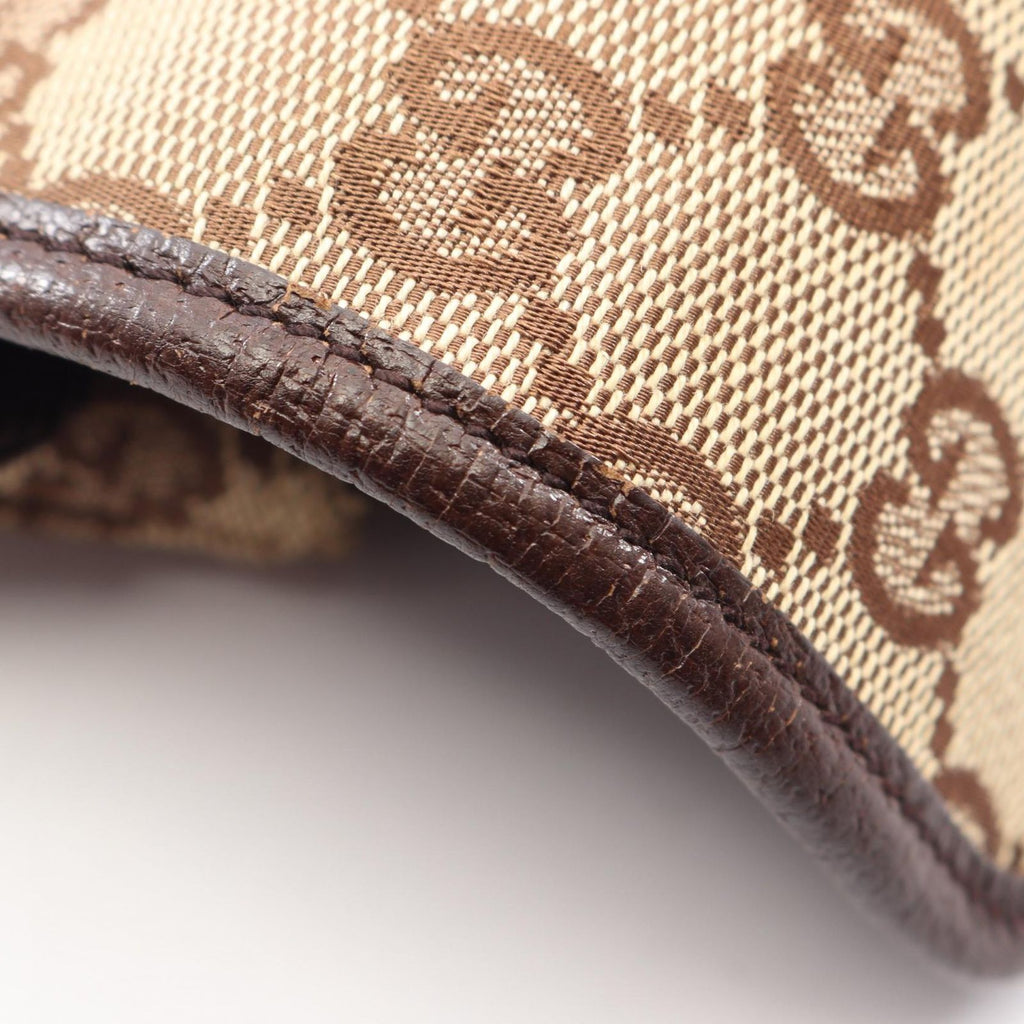 Gucci Waist Bag GG Canvas Beige Dark Brown — view 7