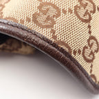 Gucci Waist Bag GG Canvas Beige Dark Brown — view 7