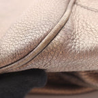 Prada Tote Vitello Daino Metallic Gold Leather Shoulder — view 8