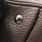 Prada Tote Vitello Daino Metallic Gold Leather Shoulder — view 9