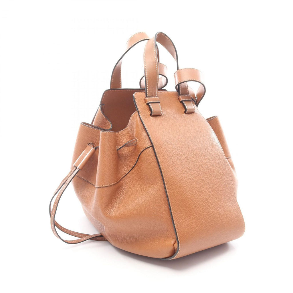 Loewe Handbag Hammock Medium 2-Way Brown Drawstring Shoulder — view 2
