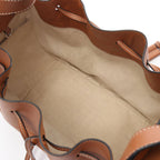 Loewe Handbag Hammock Medium 2-Way Brown Drawstring Shoulder — view 3