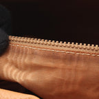 Celine Handbag Macadam Dark Brown Canvas Leather — view 5