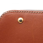 Celine Handbag Macadam Dark Brown Canvas Leather — view 8