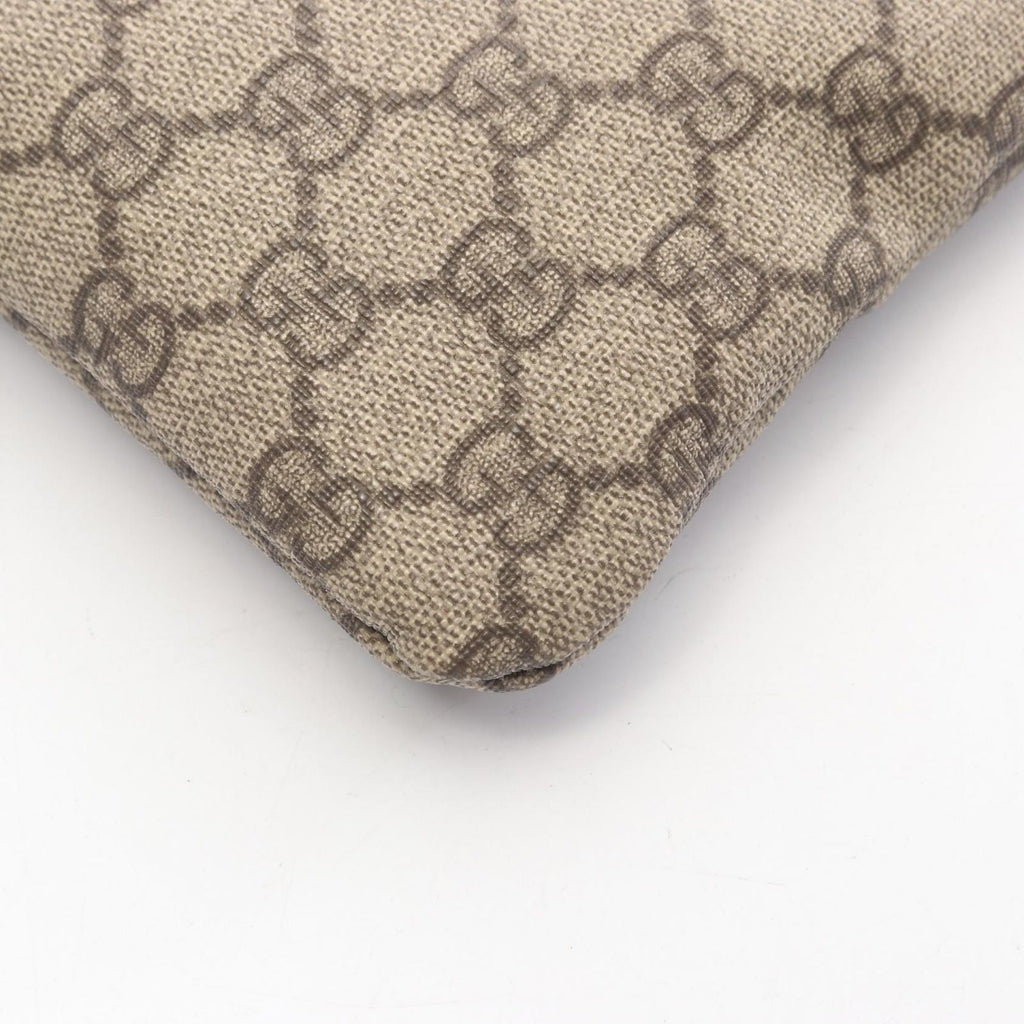 Gucci Shoulder Bag GG Supreme Sherry Line Beige Canvas Leather — view 5
