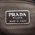 Prada Shoulder Bag Velcro Strap Beige Leather — view 4