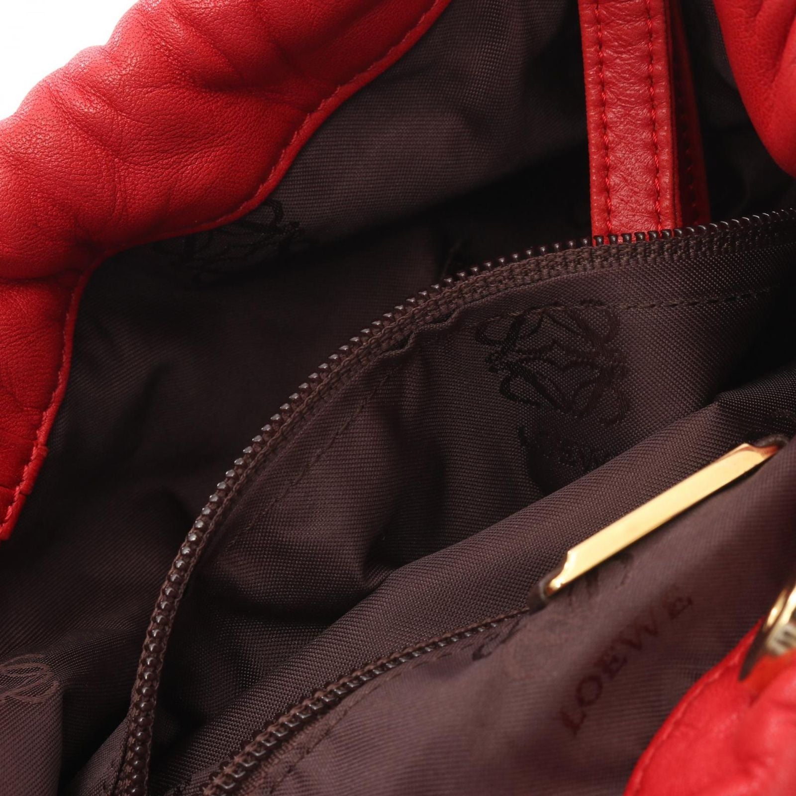 Loewe Shoulder Bag Anagram Drawstring Back — view 9