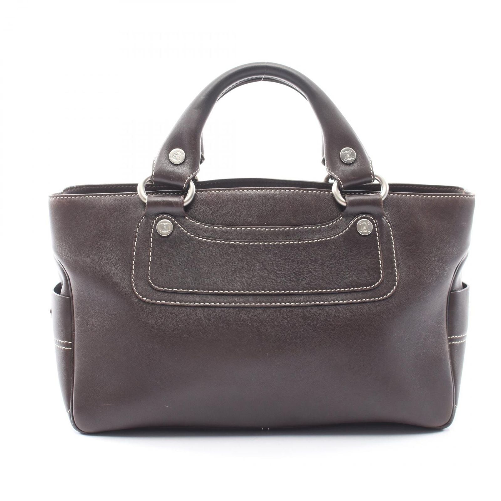 Celine Handbag Boogie Bag Brown Leather