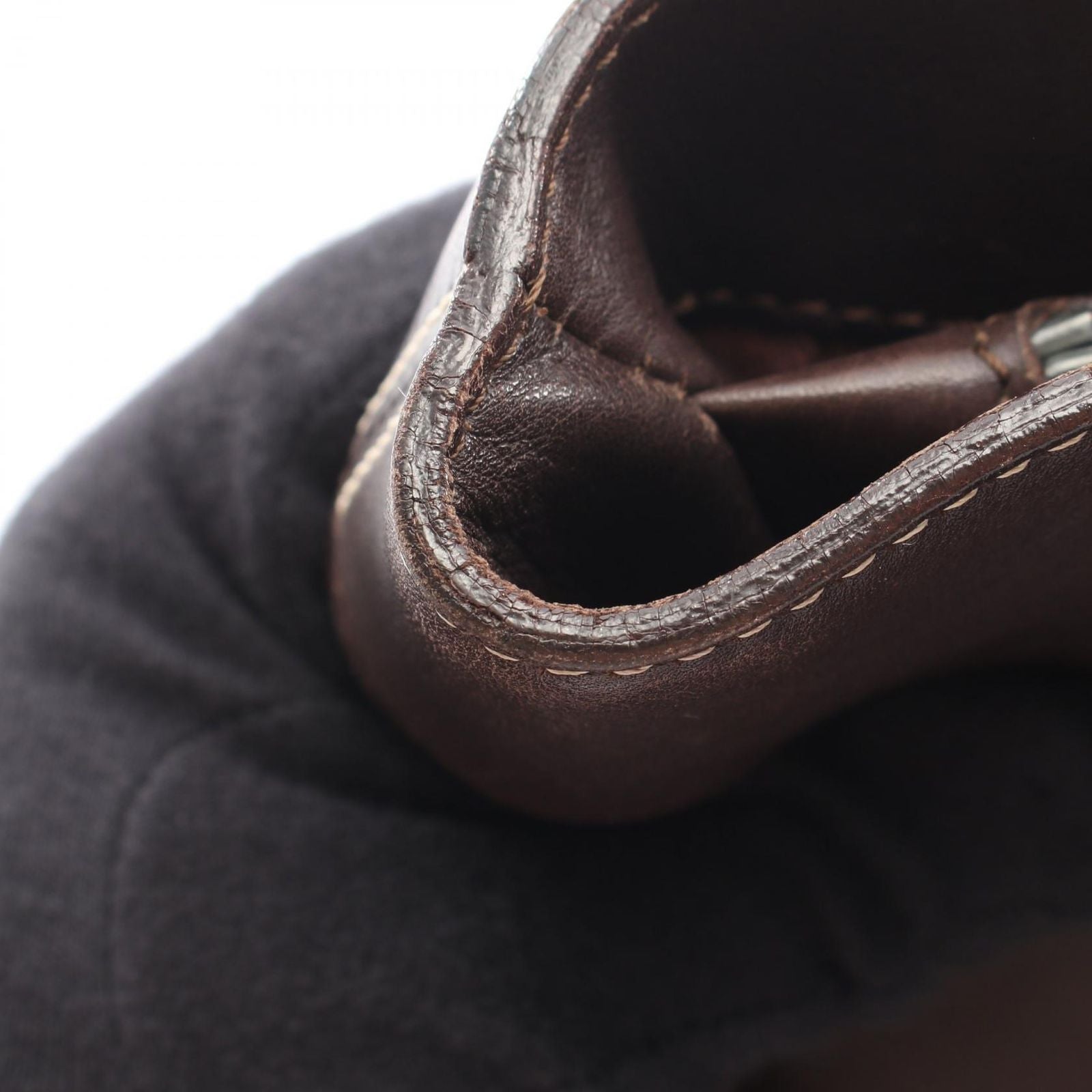 Celine Handbag Boogie Bag Brown Leather — view 6