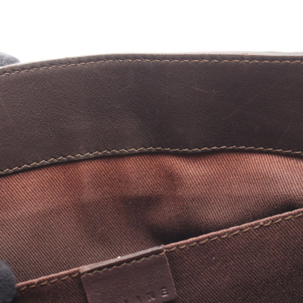 Celine Handbag Boogie Bag Brown Leather — view 5