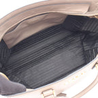 Prada Handbag 2-Way Gray Saffiano Leather Shoulder — view 3