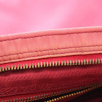 Prada Shoulder Bag Pink Nylon Saffiano Leather — view 6