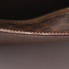 Celine Handbag Macadam Dark Brown Canvas — view 7