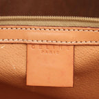 Celine Handbag Macadam Dark Brown Canvas — view 4
