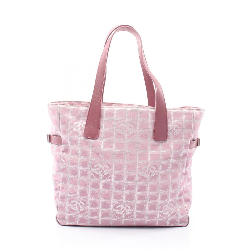 Chanel Tote New Travel Line GM Pink Leather New GM