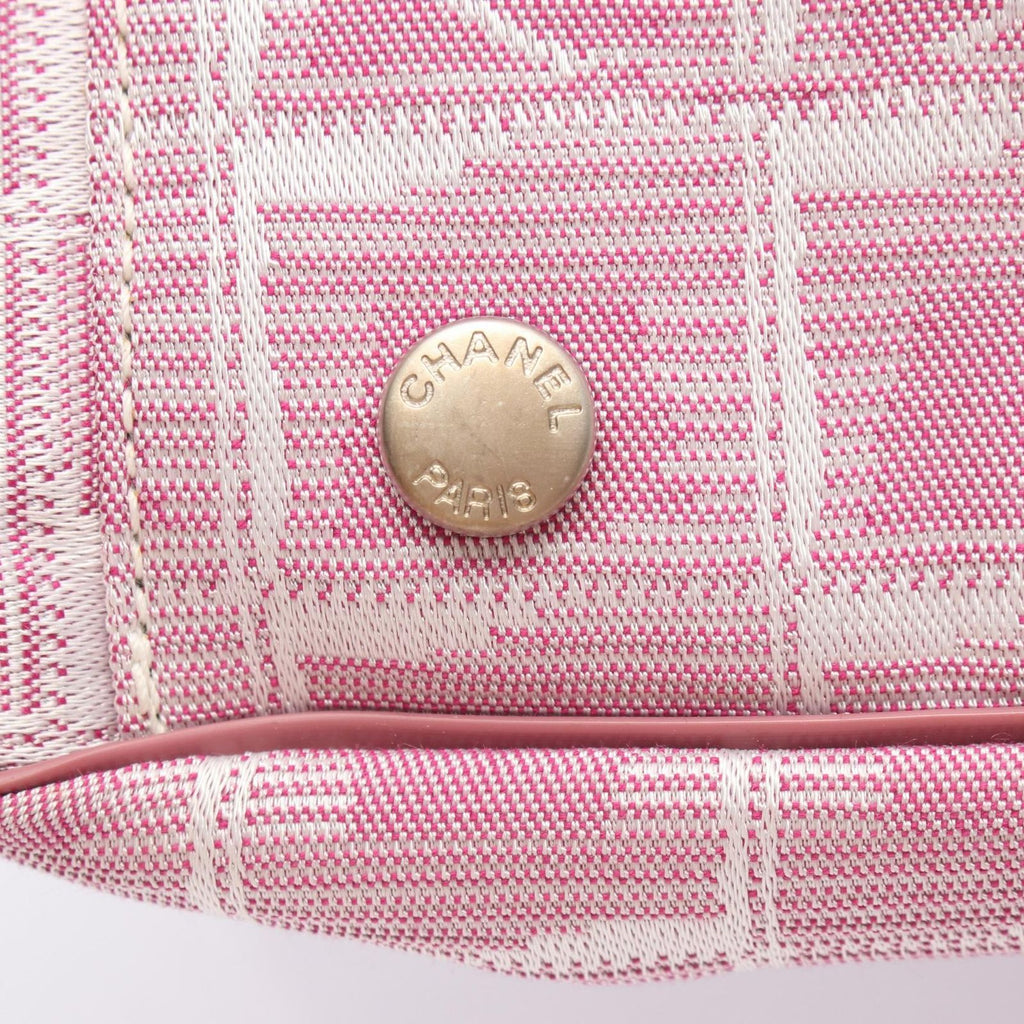 Chanel Tote New Travel Line GM Pink Leather New GM — view 8