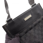 Gucci Shoulder Bag GG Canvas Black — view 7