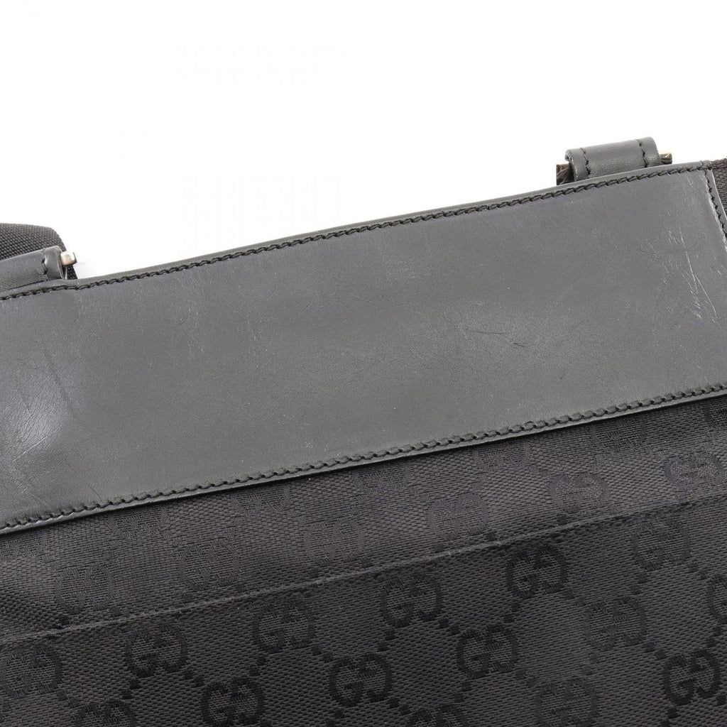Gucci Shoulder Bag GG Canvas Black — view 6