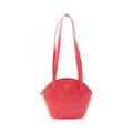 Saint Laurent Shoulder Bag Arabesque Red Leather