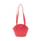 Saint Laurent Shoulder Bag Arabesque Red Leather