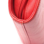Saint Laurent Shoulder Bag Arabesque Red Leather — view 8