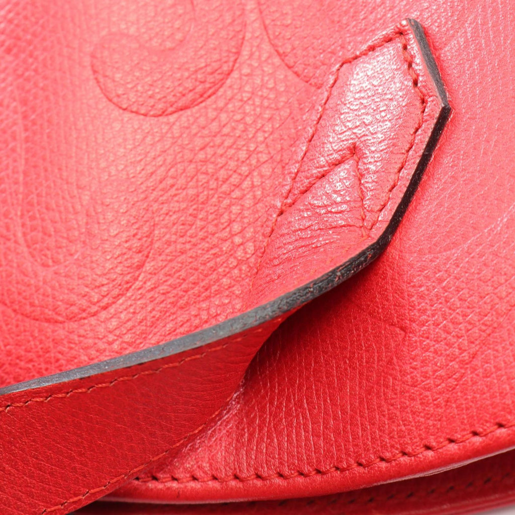 Saint Laurent Shoulder Bag Arabesque Red Leather — view 7