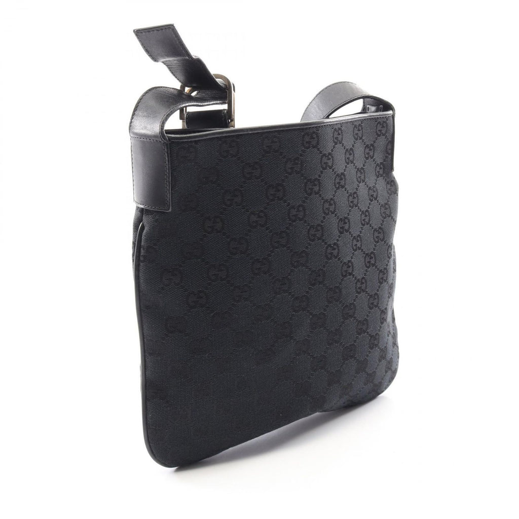 Gucci Shoulder Bag GG Canvas 019 Black — view 2
