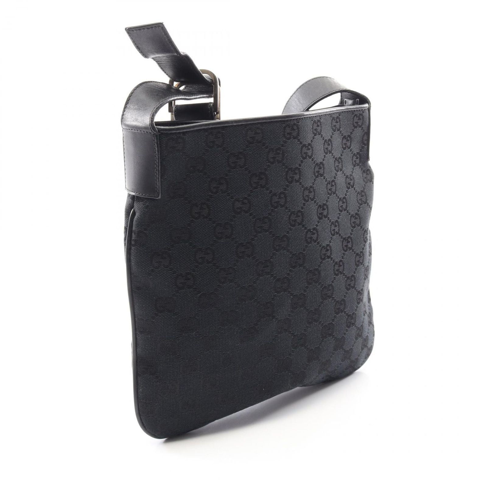 Gucci Shoulder Bag GG Canvas 019 Black — view 2